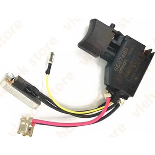 Switch 632A24-0 for MAKITA DHP343 DDF343 BHP343 632A23-2 DHP453 DHP453RFE DF453D DDF453RFE DDF453 DDF343 6506751 BHP453 BDF453