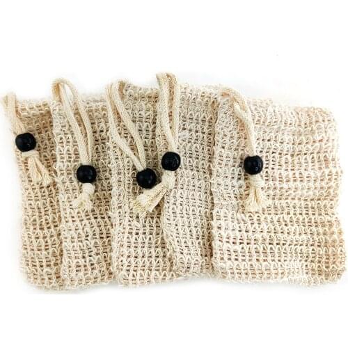 Cotton And Linen Portable Soap Bag Bath Rubbing Towel Handmade Soap Storage Bag Foaming Cleanser Face Wash Bag Organic Bags