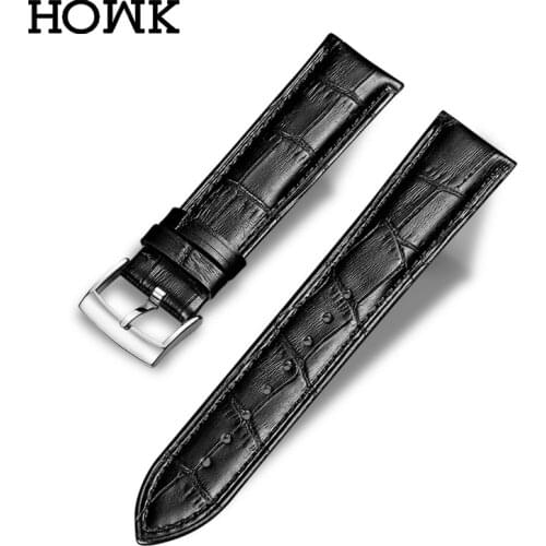 Hot Sale Genuine Leather Watchband Black Brown Coffe Watch Strap For Tissot 24mm 22mm 20mm