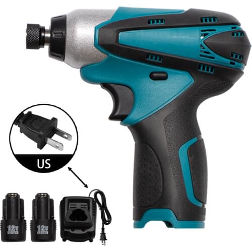 12V Impact Electric Screwdriver Mini Wireless 110N.m Power Drill DC Lithium-Ion Battery Home DIY Keyless For Makita 12V Battery