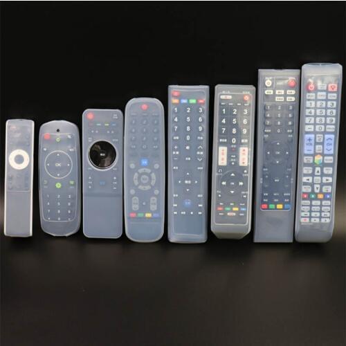 Waterproof Silicone TV Remote Control Protective Cover Video TV Set-top Box Air Conditioner Dustproof Protection Storage Bag