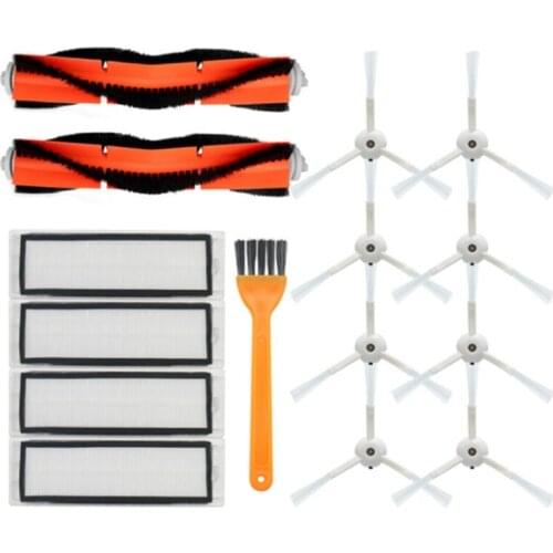 HEPA Filter + Side Brush + Main Brush for Xiaomi MI Robot Vacuum 2 Roborock S50 S51 Vacuum Cleaner Parts Accessories