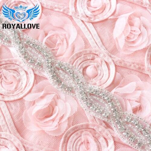 10yards) Wholesale Hot Fix Crystal Braid Sew/Iron On Rhinestone Applique Trimmings for Garment Dresses Bridal Headbands Garters