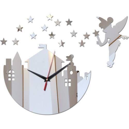 2019 special offer acrylic wall clock home decoration living room stickers diy 3d crystal new watch clocks