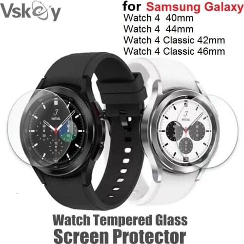 3PCS Round Smart Watch Screen Protector for Samsung Galaxy Watch 4 Classic 46mm 42mm 40mm 44mm Tempered Glass Protective Film