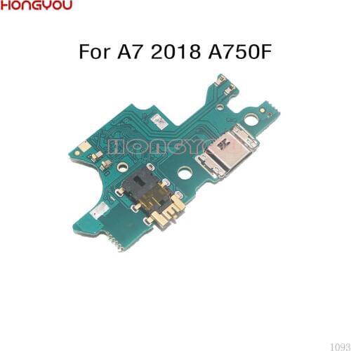 30PCS/Lot For Samsung A7 2018 A750F USB Charging Dock Board Charge Plug Socket Jack Port Connector Flex Cable