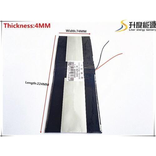 7.4V,8600mAH,[4074224] PLIB (polymer lithium ion battery ) Li-ion battery for tablet pc