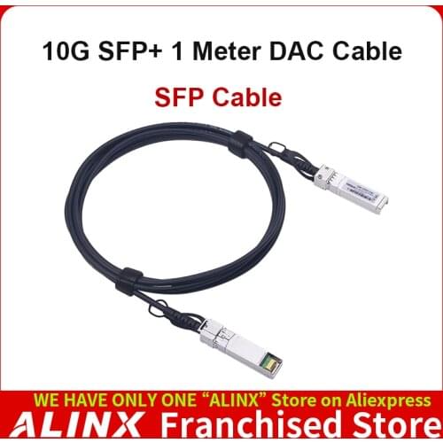 ALINX SFP Cable:10 Gigabit SFP+DAC High-Speed Copper Cable 1 Meter
