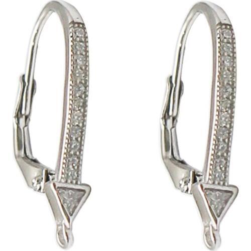 Beadsnice 925 sterling silver earring leverbacks component handmake jewelry make sweet gift for girlfriend ID36590