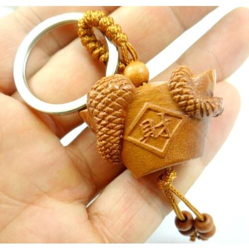 Mahogany Three-dimensional Engraving Keychain Lifelike snake Keyring gift for friends women men jewelry car keychain 2pcs