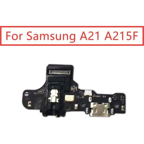 For Samsung Galaxy A21 A215F USB Charger Port Dock Connector PCB Board Ribbon Flex Cable phone screen repair spare parts