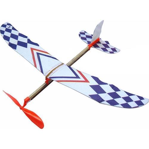 HOT SALE Elastic Rubber Band Powered DIY Foam Plane Model Kit Aircraft Educational Toy