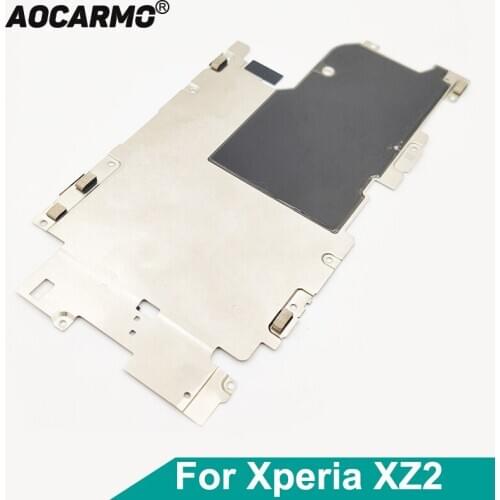 Aocarmo Motherboard Partition Metal Radiating Shield Plate Middle Board For Sony Xperia XZ2 H8216 H8266 H8296 SOV37 Replacement
