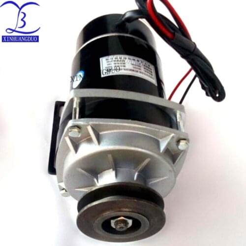 650w 24V/ 36V / 48v belt pulley gear motor ,brush motor electric tricycle motor , DC gear brushed motor, MY1020ZXF
