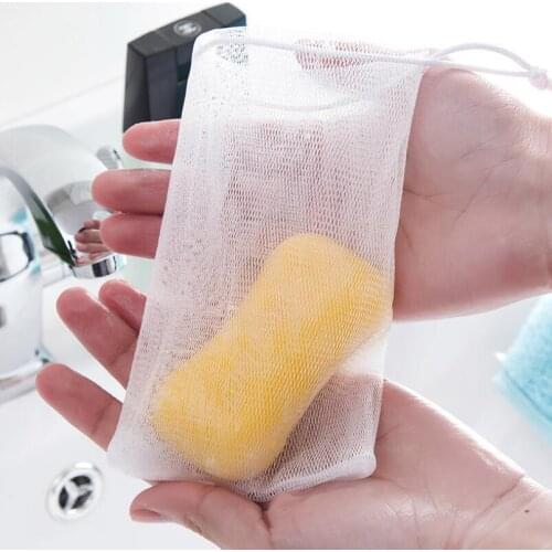 Soap Blister Bubble Net Deep Cleaning Cream Foaming Cleanser Face Wash Froth Nets Manual Bag Bathroom Accessories
