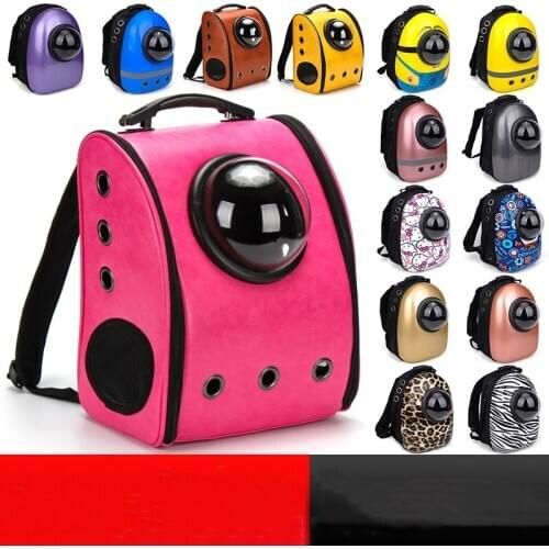New Portable Backpack Pet Bag Space Capsule Cat Packs Backpack Transparent Air Spaceship Kitty Outgoing Bag, Pet Bags-004