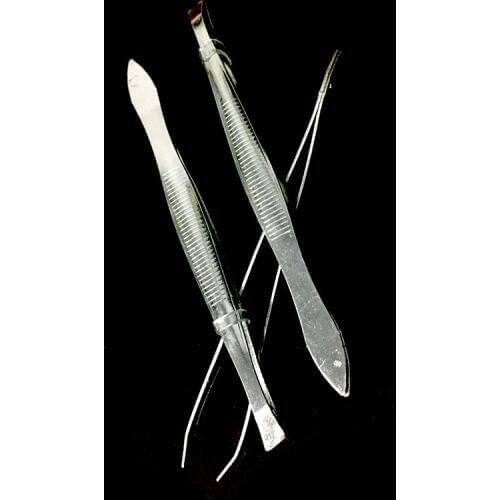 Best Price 1pcs Eyebrow Tweezers Stainless Steel Face Hair Removal Eye Brow Trimmer Eyelash Clip Cosmetic Beauty Makeup Tool