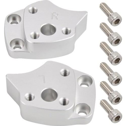 Motorcycle Handlebar Riser For Yamaha FJR1300 FJR 1300 2001 2002 2003 2004 2005 Silver Handle Fat Bar Risers Extension