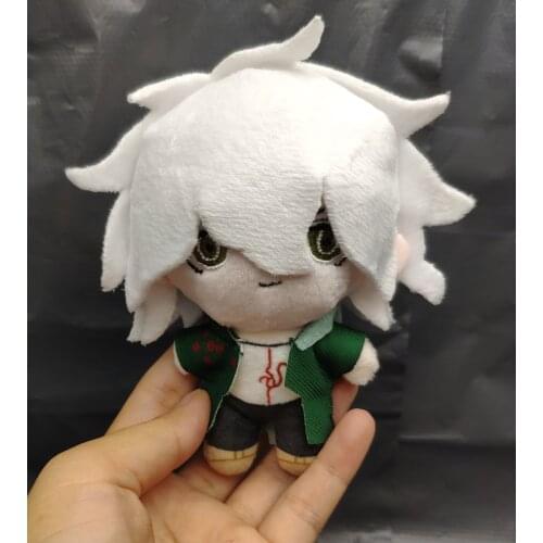Danganronpa Nagito Komaeda Model Plush Doll Pendant Keychain Stuffed Toy Keyring new