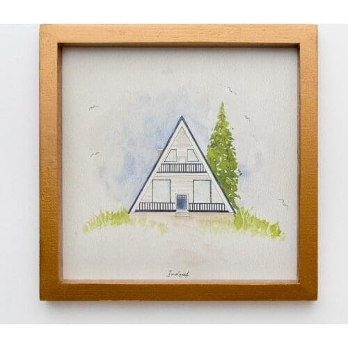 Handmade Oil Painting on Canvas Abstract Wall Art Modern Wall Picture on Canvas for Living Room Home Decoration 21*23 cm and 21*30 cm