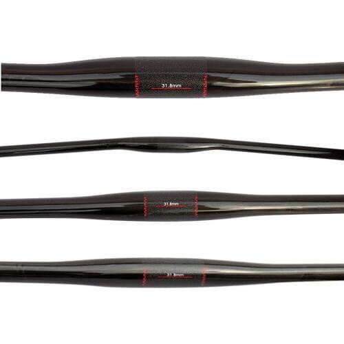 Flat UD no logo carbon fiber bicyle handlebar mountain bike MTB handlebar 31.8*760mm ultra long manillar fixie bicycle parts