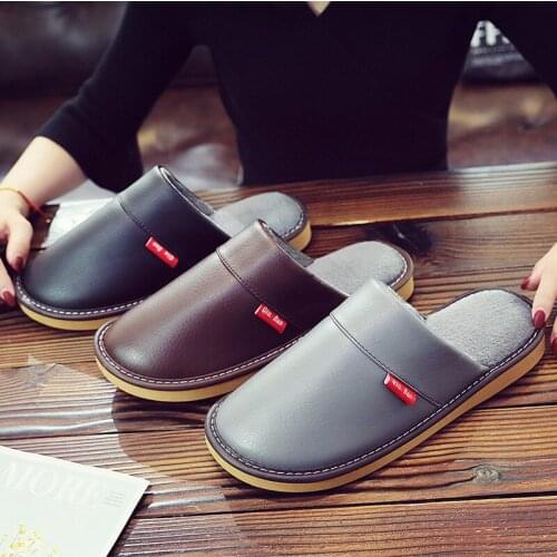 Spring and Autumn Couples Indoor Home Home Slippers Non-slip Breathable Floor Slippers for Men and Women