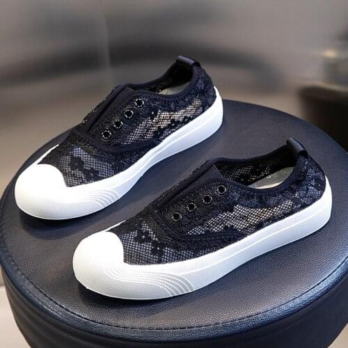 Ladies Fisherman Shoes Spring And Summer Lace Breathable Loafers Casual Sports Flat Shoes New Round Toe Black Womens Shoes