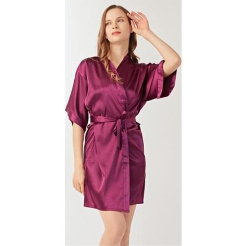 Womens Beach Clothing Beachwear Dress Ice Silky Smooth Nightgown Woman Bathrobe Sexy Summer Home Clothes Solid Female Pajamas
