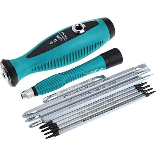 10 Pcs Slit Sets Magnetic Screwdriver Repair Multi Function Multi Hand Tool Set