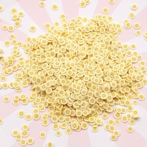 100g/bag Polymer Fruit Slices Strawberry Polymer Clay Cane Slices Sprinkles Resin Supplies Nail Art Decoden Slime - 100 grams