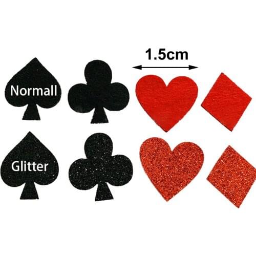 1000pcs Table Confetti Casino Decoration Birthday Poker Game Red Black Las Vegas Theme Wedding Party Supplies