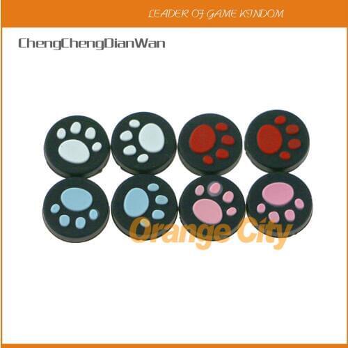 300pcs=150pairs cat paw thumb stick joystick cover grips caps skin for ps vita psv1000 psv2000 psvtia1000 2000