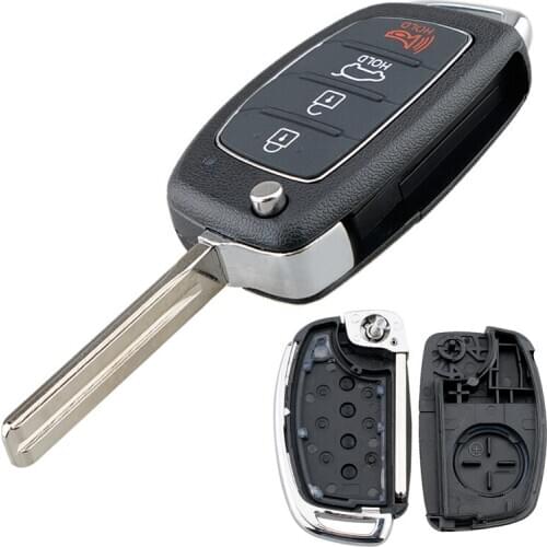 4 Buttons Car Remote Smart Key Shell Auto Car Key Case Fit for Hyundai / Santa / Fe Sonata / Tucson Accent I30 / I40 / I45