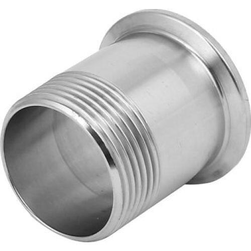DN32 1-1/4BSP Male Threaded Sanitary Ferrule Pipe Fittings Fits 1.5" Tri Clamp