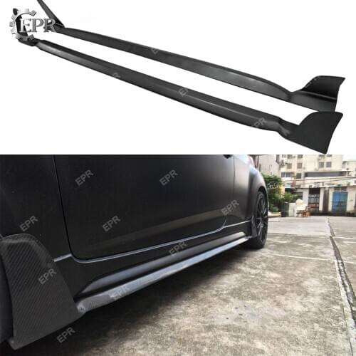 FRP OEM Side Skirt For Hyundai Veloster Lordpower Wide Body Glass Fiber Side Skirt(Fitted with OEM side skirt) Trim Accessories