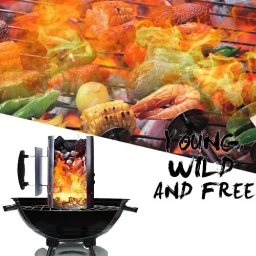 Outdoor Barbecue Tool Fast Charcoal Ignition Barrel Carbon Stove Outdoor Barbecue Fire Starter Bucket Charcoal Stove Well Made