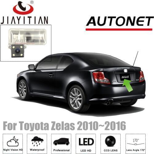 JiaYiTian rear view camera For Toyota Zelas 2010~2016 AGT20 CCD Night Vision Reverse camera Backup camera license plate camera