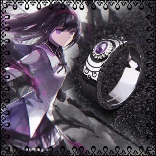 Puella Magi Madoka Magica Akemi Homura Ring Cos Christmas USA Size 7/9