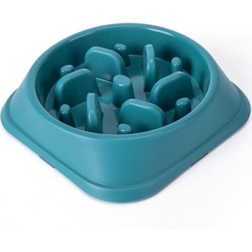 Pet Bowl Dog Eat Slow Bowl Feeder Prevent Choking Food Bowls Color Cat Dog Pet Supplies for Small Dog Accessories