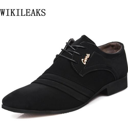 Italian Dress Mens Dress Boots Oxford Shoes for Men Formal Black Dress Coiffeur Luxury Men Shoes Leather Scarpe Uomo Eleganti