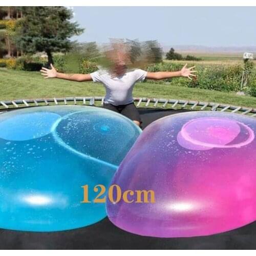 120CM Size Children Outdoor Soft Air Water Filled Wubble Bubble Ball Blow Up Balloon Toy Fun Party Game Great Gifts Wholesale