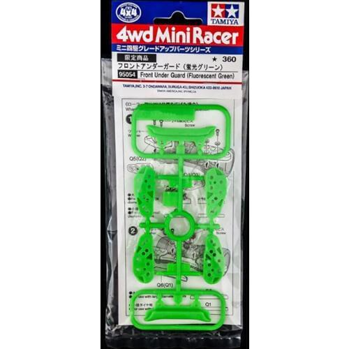 Tamiya 4wd Mini Racer 95054 Front Under Guard (Fluorescent Green)