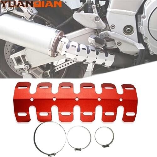 Universal Motorcycle Exhaust Muffler Pipe cover Heat Shield Protector For YAMAHA SUZUKI KAWASAKI HONDA DUCATI TRIUMPH