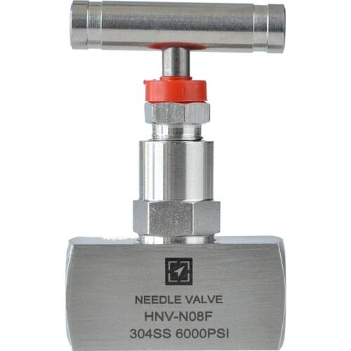 1/4" 3/8" 1/2" BSP NPT Female High Pressure Stainless Steel 304 Shut Off Needle Globe Valve J13-320P Crane Flow Control