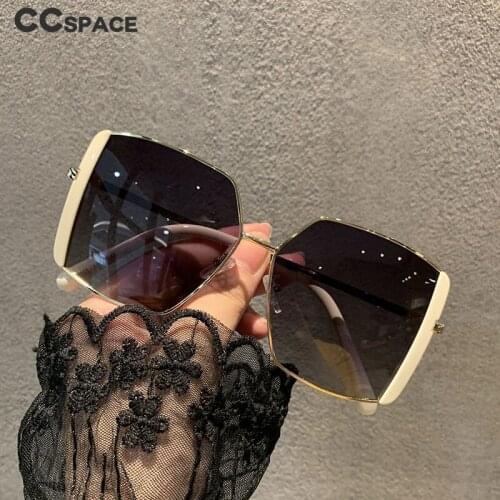 47525 Luxury Oversized Square Sunglasses Womens Riding Glasses Fashion Brand Designer Driving Sunglasses