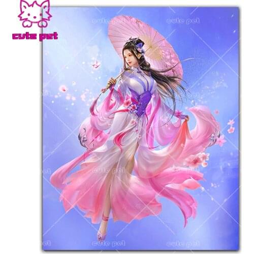 5d diamond painting Fantasy classical beauty woman mosaicDiy handmade new year gift embroidery rhinestone pictures pattern decor