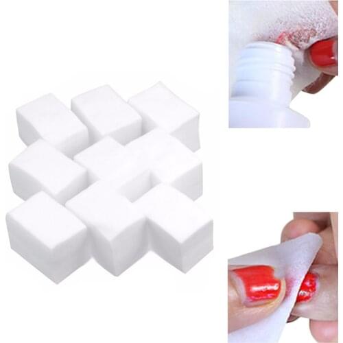 900Pcs/Bag Cotton Nail Towel Gel Polish Remover Professional Salon Use Home Use Manicure Wipes Cotton Lint Nail Polish Remover