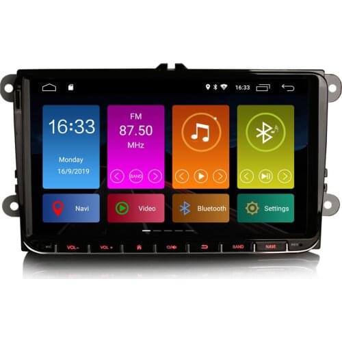 9" Android 10.0 OS Car Multimedia GPS Radio System for Volkswagen T5 Transporter 2010-2014 & Touran 2003-2014 & Tiguan 2007-2015