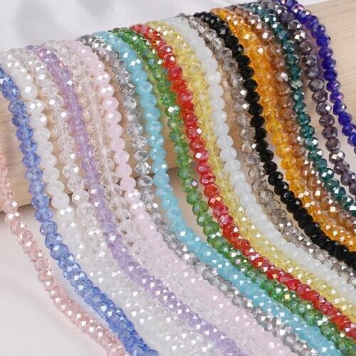 10pcs/lot Fashion Mix Color Round Glass Crystle Beads Charms Loose Beads Jewelry Beads For DIY Jewelry Making Necklace Bracelet