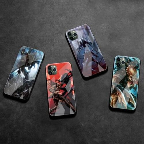 Alien Vs Predator Phone Case Tempered Glass For iPhone 12 Pro Max Mini 11 Pro XR XS MAX 8 X 7 6S 6 Plus SE 2020 cover